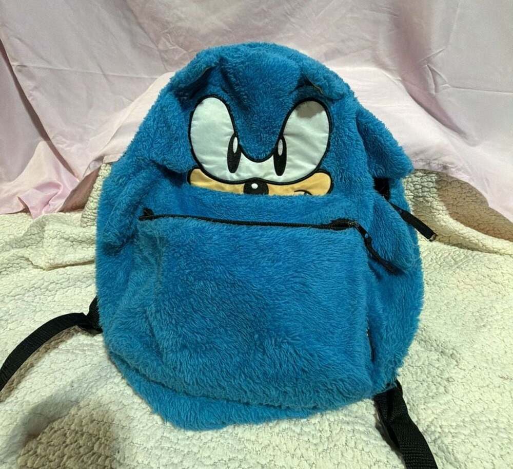 Bioworld Flip Pak Sonic The Hedgehog Reversible Backpack